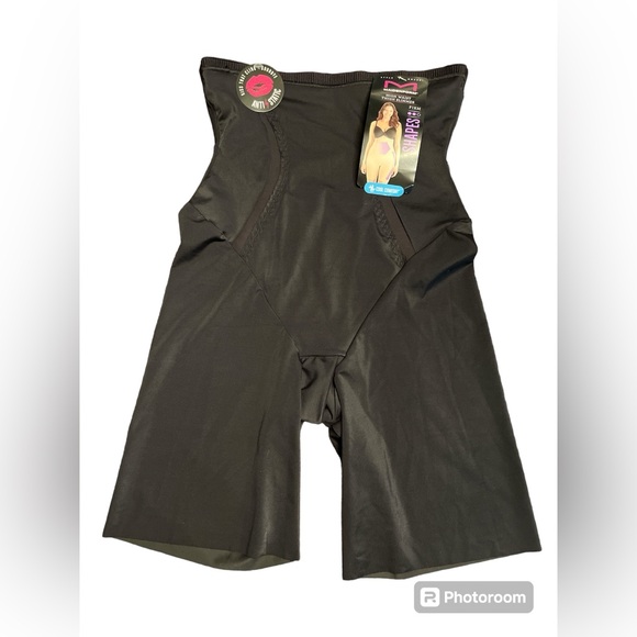 Maidenform High Waist Thigh Slimmer Shapewear black Size S NWT - Picture 4 of 10